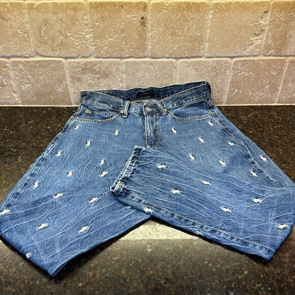 Polo Ralph Lauren Men’s Sullivan Slim-Fit Tapered Embroidered Pony Jeans 30x30 - Picture 4 of 14